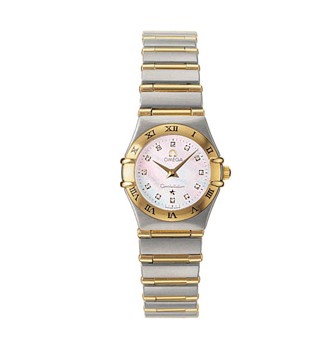 Omega Constellation 18kt Yellow Gold Mini Ladies Watch 1262.75.00