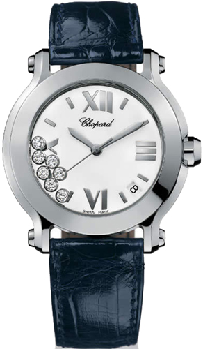 Chopard Happy Sport Series Stainless Steel Ladies Swiss Quartz Watch 278475