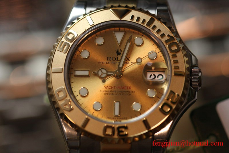 Rolex Steel Gold Yachtmaster Watch 168623-78753