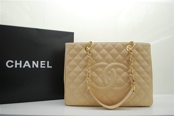 Chanel 2011 GST Caviar Leather Handbag 36092 Cream