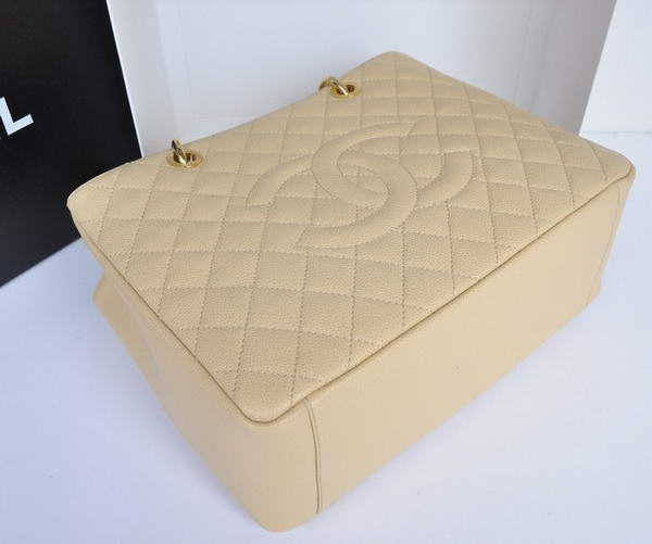 Chanel A50995 Original Caviar Leather Shoulder Bag Apricot