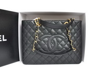 Chanel A50995 Original Caviar Leather Shoulder Bag Black