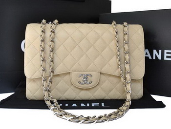 Chanel Original Caviar Leather Flap Bag A28600 Apricot