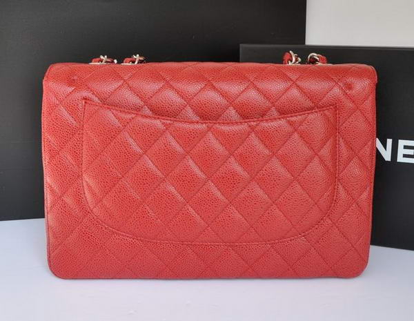 Chanel Original Caviar Leather Flap Bag A28600 Red