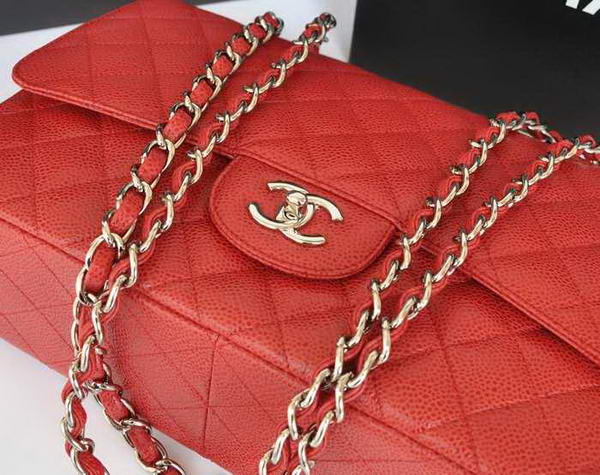 Chanel Original Caviar Leather Flap Bag A28600 Red