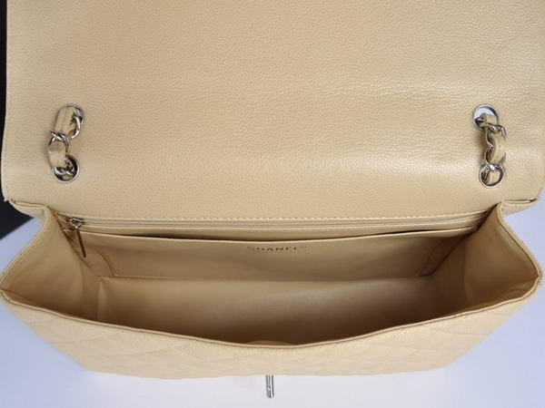 Chanel Original Caviar Leather Jumbo Flap Bag A47600 Apricot