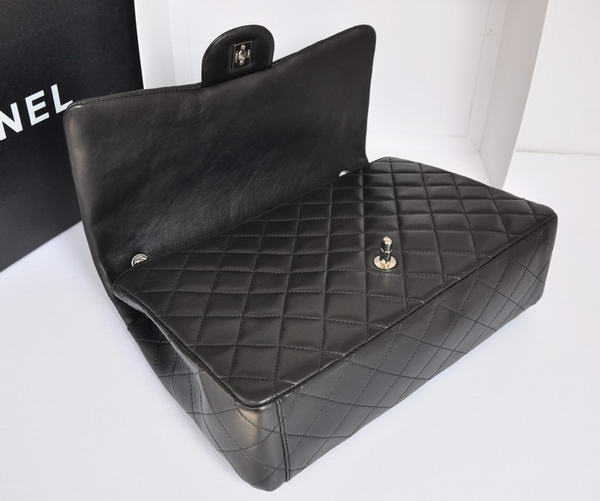 Chanel Original Leather Jumbo Flap Bag A47600 Black