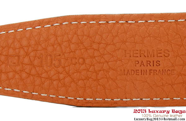 Hermes 43mm Calf Leather Belt HB105