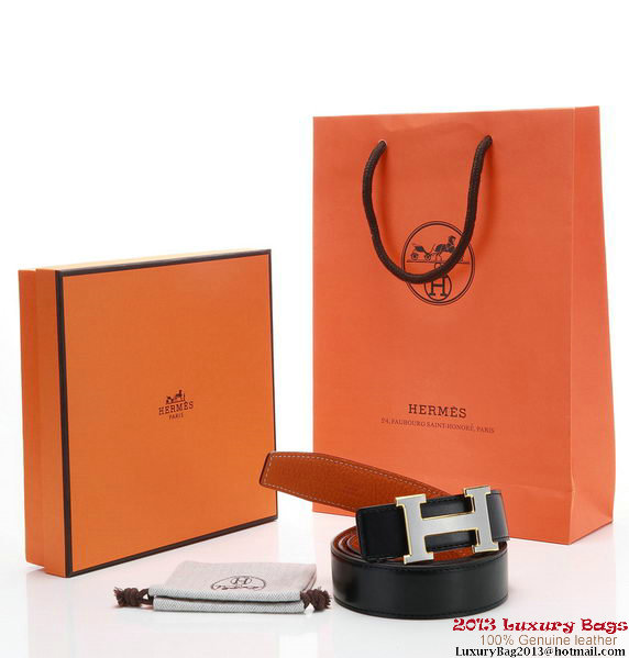 Hermes 43mm Calf Leather Belt HB106-1