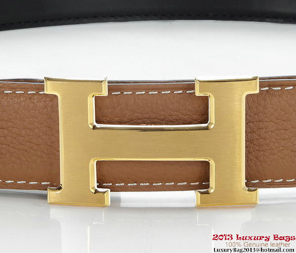 Hermes 43mm Calf Leather Belt HB107-1