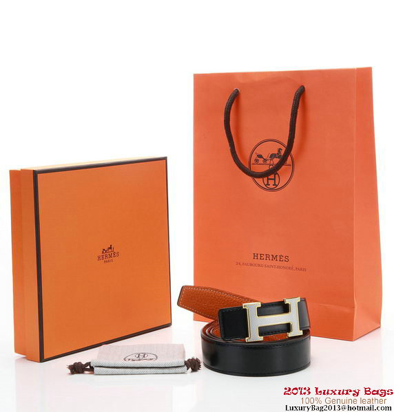 Hermes 43mm Calf Leather Belt HB108-15