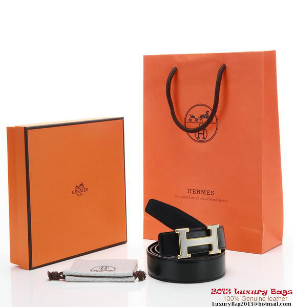 Hermes 43mm Calf Leather Belt HB108-17