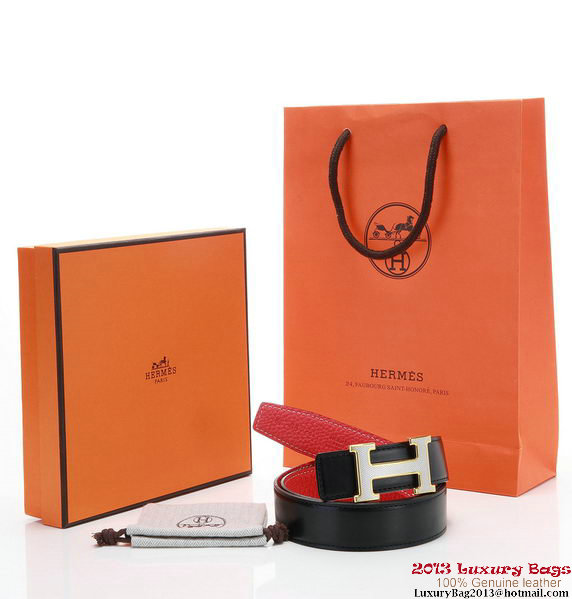 Hermes 43mm Calf Leather Belt HB108-6