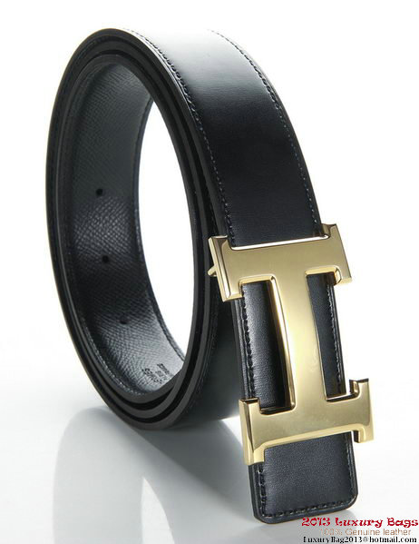 Hermes 43mm Saffiano Leather Belt HB102-2