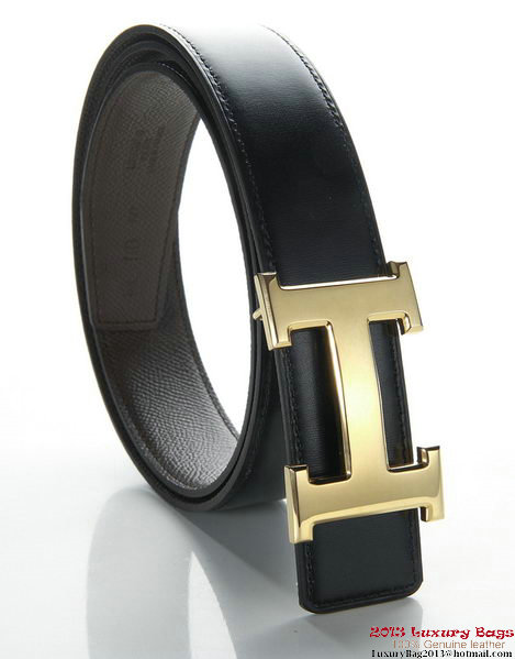 Hermes 43mm Saffiano Leather Belt HB102-3