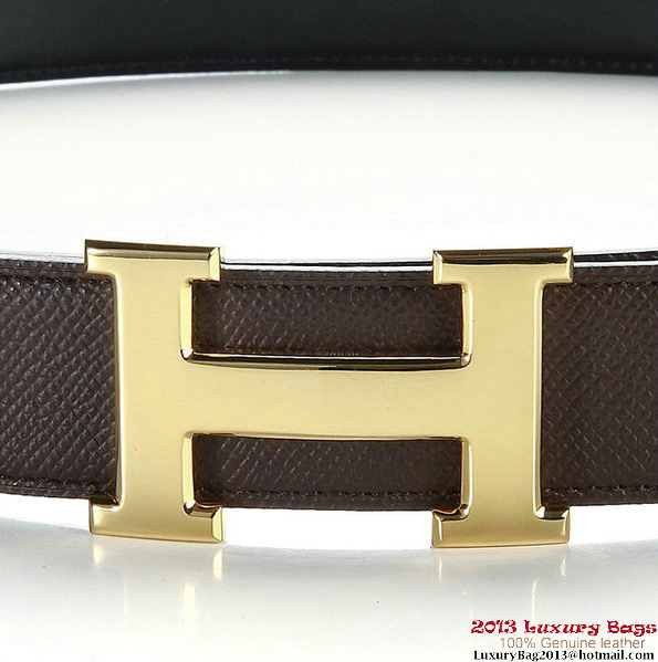 Hermes 43mm Saffiano Leather Belt HB102-3