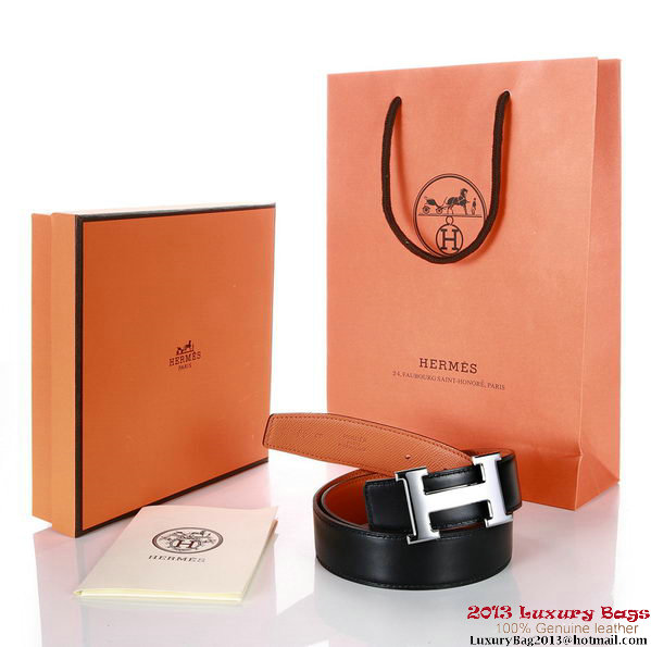 Hermes 43mm Saffiano Leather Belt HB102-5