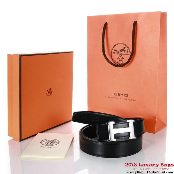 Hermes 43mm Saffiano Leather Belt HB102-6