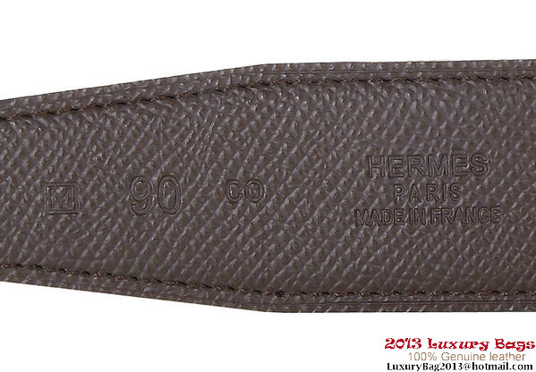 Hermes 43mm Saffiano Leather Belt HB102-7