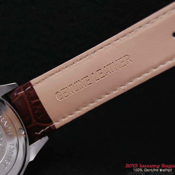 OMEGA DE VILLE Automatic Chronometer Steel on Brown Leather Strap OM77201