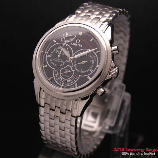 OMEGA DE VILLE CO-AXIAL CHRONOSCOPE Steel on Steel Strap OM77417