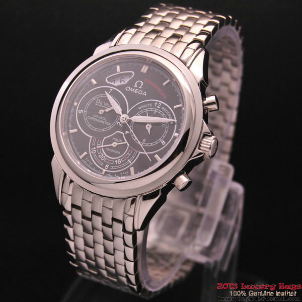 OMEGA DE VILLE CO-AXIAL CHRONOSCOPE Steel on Steel Strap OM77417