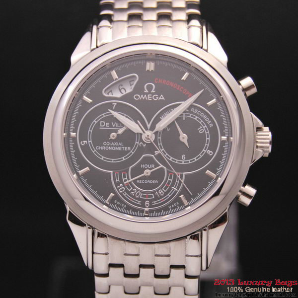 OMEGA DE VILLE CO-AXIAL CHRONOSCOPE Steel on Steel Strap OM77417