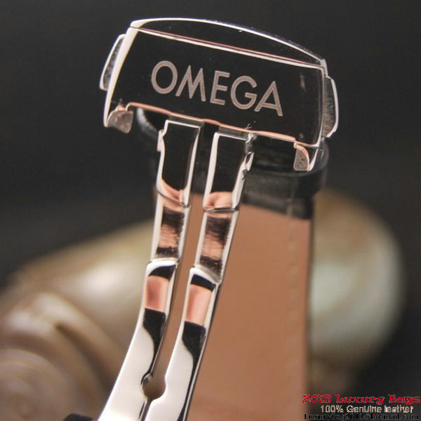 OMEGA DE VILLE CO-AXIAL Chronometer Red Gold on Black Leather Strap OM77504