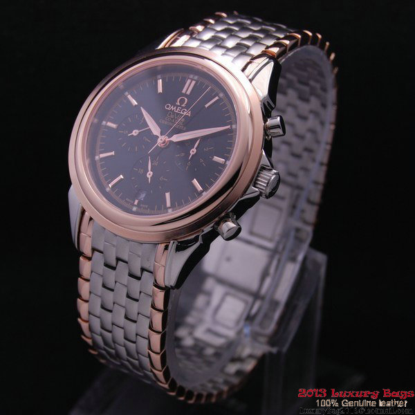 OMEGA DE VILLE CO-AXIAL Chronometer Red Gold on Steel Strap OM77519