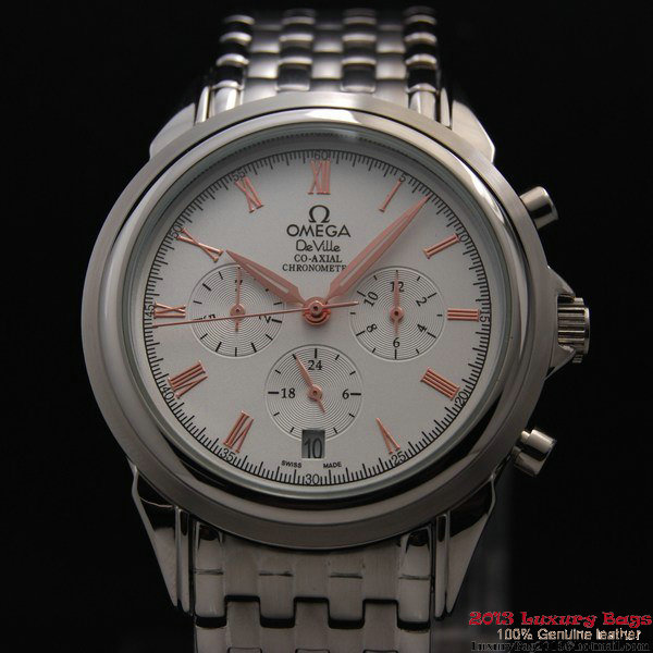 OMEGA DE VILLE CO-AXIAL Chronometer Steel on Steel Strap OM77513