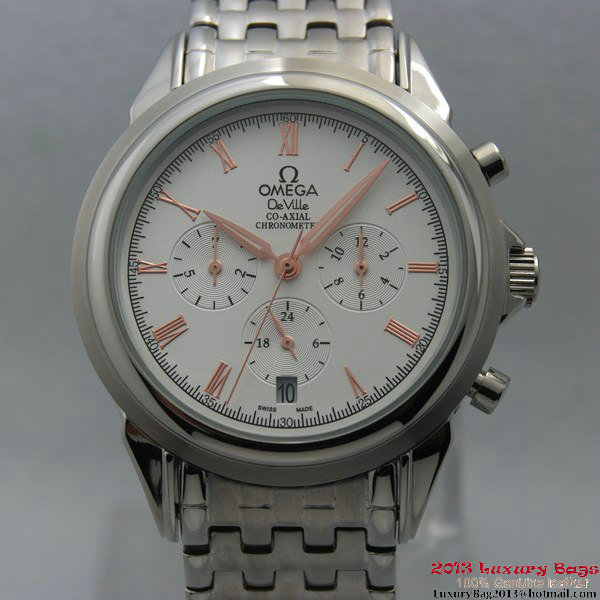 OMEGA DE VILLE CO-AXIAL Chronometer Steel on Steel Strap OM77513