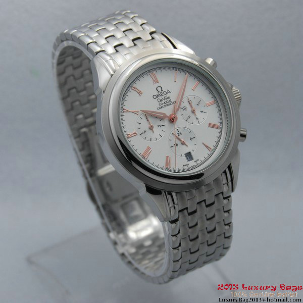 OMEGA DE VILLE CO-AXIAL Chronometer Steel on Steel Strap OM77513