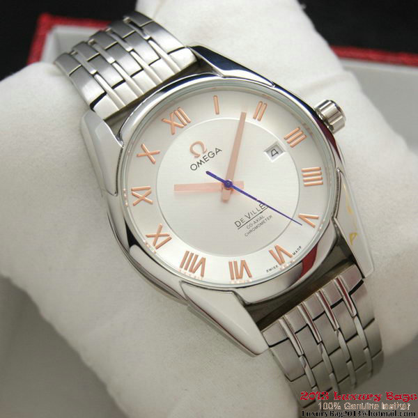 OMEGA DE VILLE Co-AXIAL CHRONOMETER Steel on Steel Strap OM77012