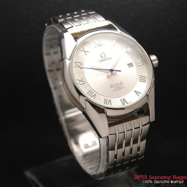 OMEGA DE VILLE Co-AXIAL CHRONOMETER Steel on Steel Strap OM77013