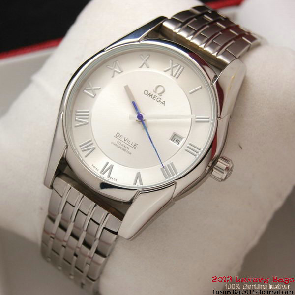 OMEGA DE VILLE Co-AXIAL CHRONOMETER Steel on Steel Strap OM77013