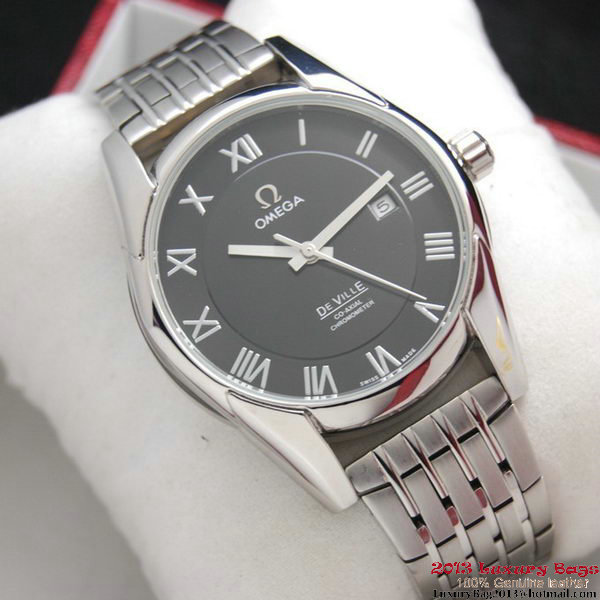 OMEGA DE VILLE Co-AXIAL CHRONOMETER Steel on Steel Strap OM77016