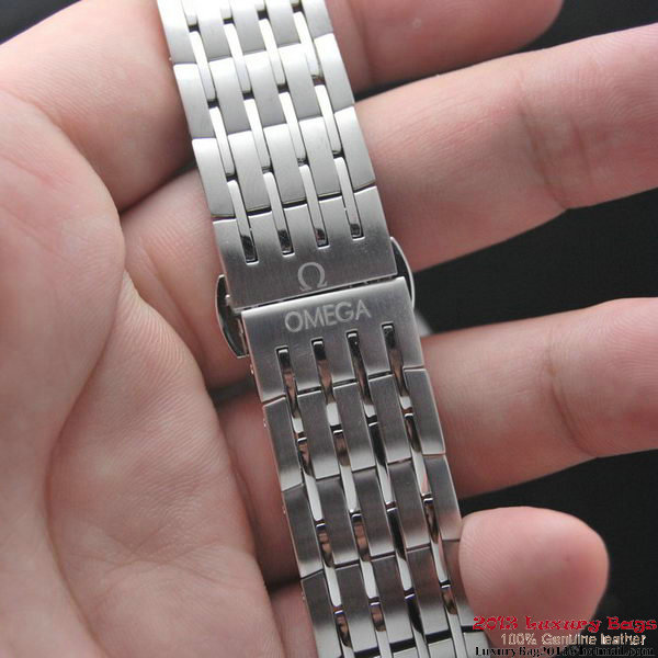 OMEGA DE VILLE HOUR VISION ANNUAL CALENDAR Steel on Steel Strap OM77113