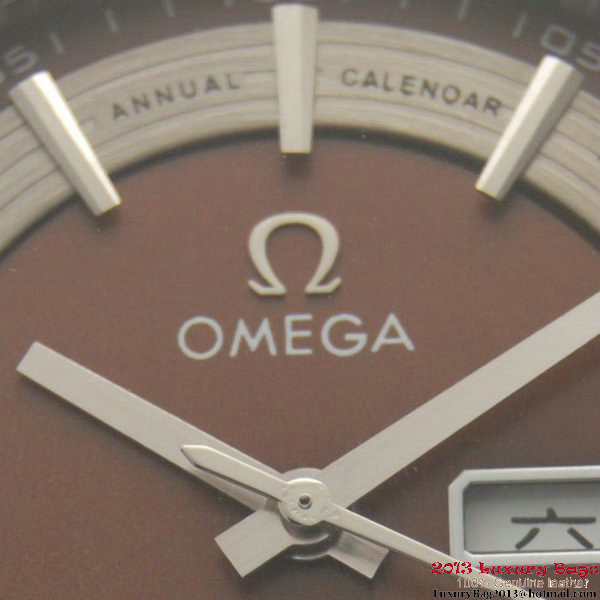 OMEGA DE VILLE HOUR VISION ANNUAL CALENDAR Steel on Steel Strap OM77114