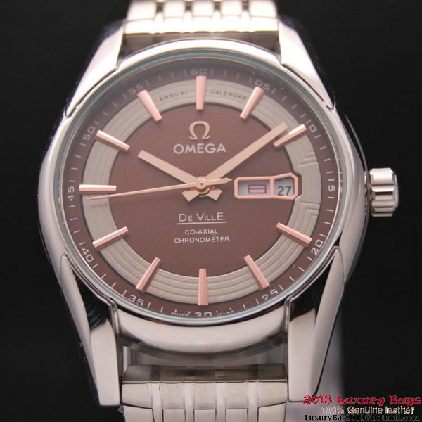 OMEGA DE VILLE HOUR VISION ANNUAL CALENDAR Steel on Steel Strap OM77115