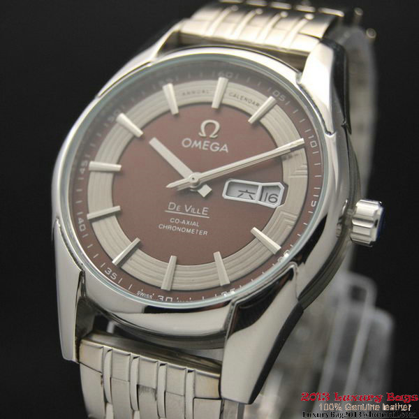 OMEGA DE VILLE HOUR VISION ANNUAL CALENDAR Steel on Steel Strap OM77116