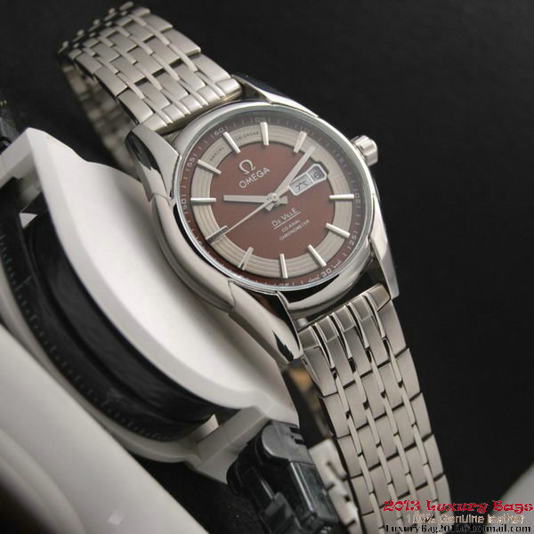 OMEGA DE VILLE HOUR VISION ANNUAL CALENDAR Steel on Steel Strap OM77116