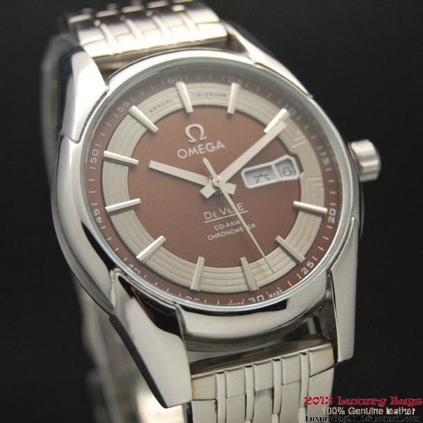 OMEGA DE VILLE HOUR VISION ANNUAL CALENDAR Steel on Steel Strap OM77116