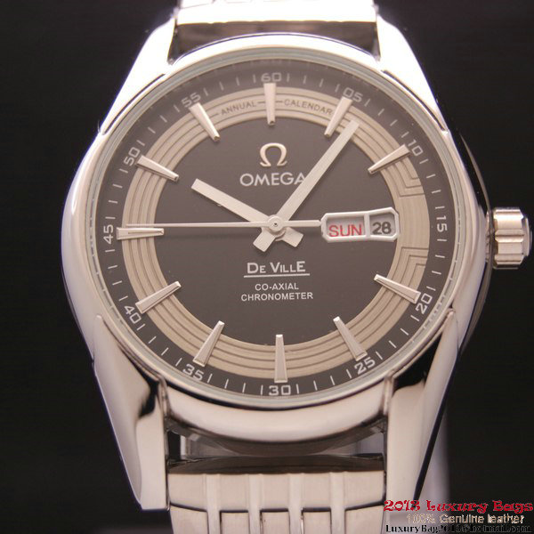 OMEGA DE VILLE HOUR VISION ANNUAL CALENDAR Steel on Steel Strap OM77118