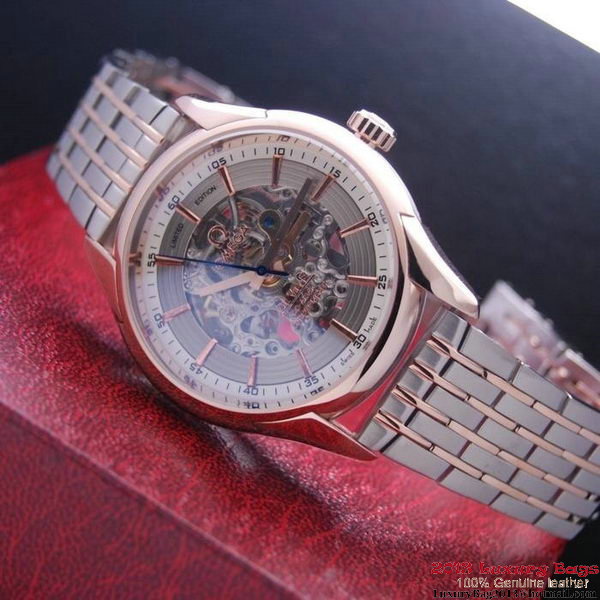 OMEGA DE VILLE Tourbillon Watches Red Gold on Steel Strap Om7017