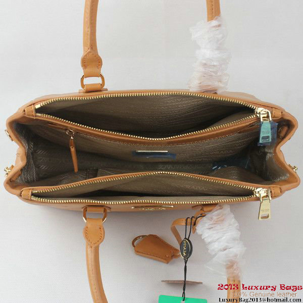 2013 Prada Saffiano Tote Bag 1801 Apricot