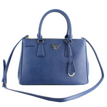 2013 Prada Saffiano Tote Bag 1801 Blue