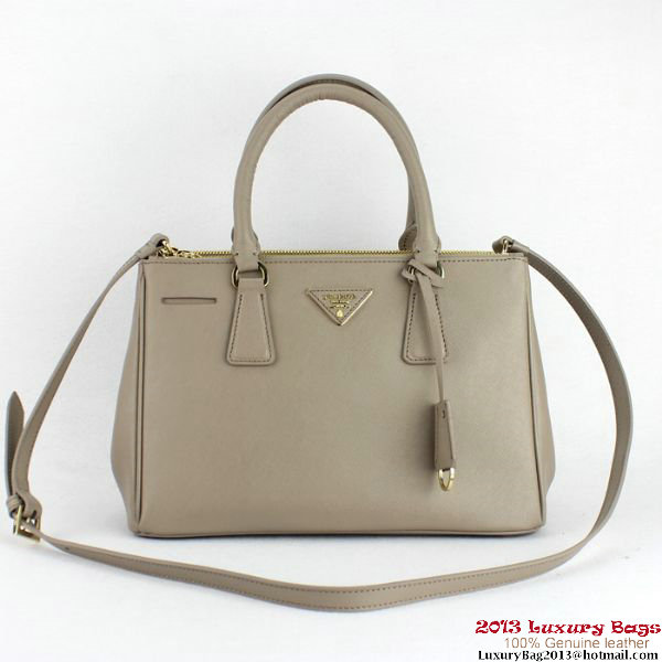 2013 Prada Saffiano Tote Bag 1801 Grey