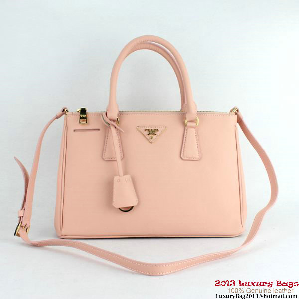 2013 Prada Saffiano Tote Bag 1801 Pink