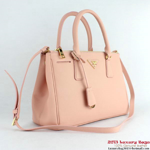 2013 Prada Saffiano Tote Bag 1801 Pink