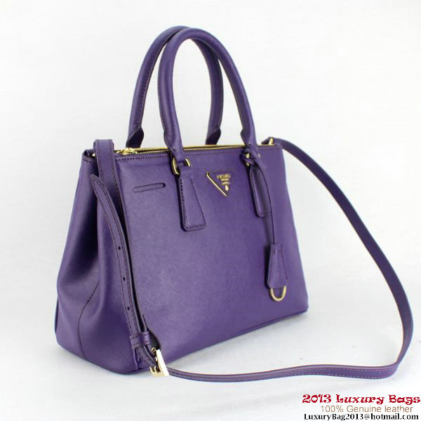 2013 Prada Saffiano Tote Bag 1801 Purple